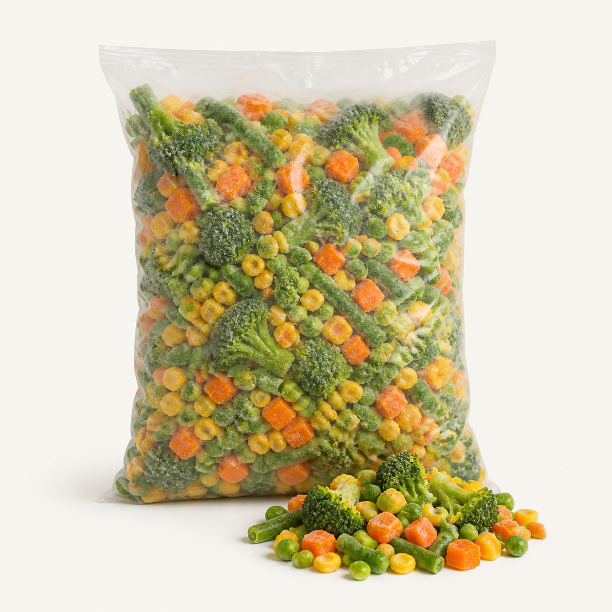 Mezcla de vegetales congelados bolsa 2.5 kg