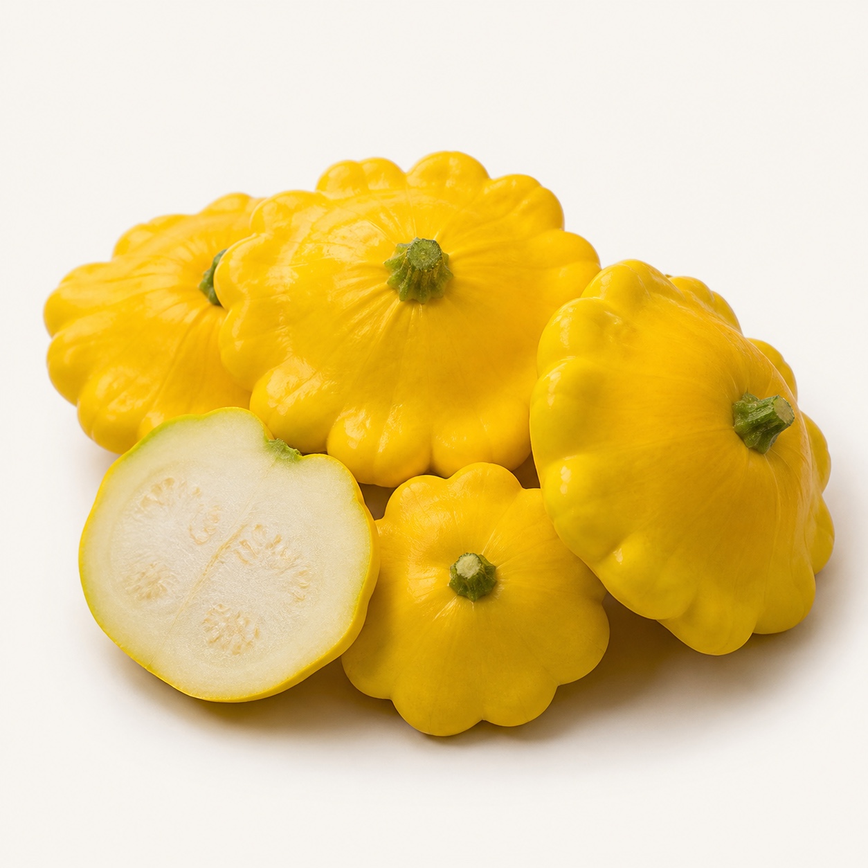 Calabaza patipán amarilla