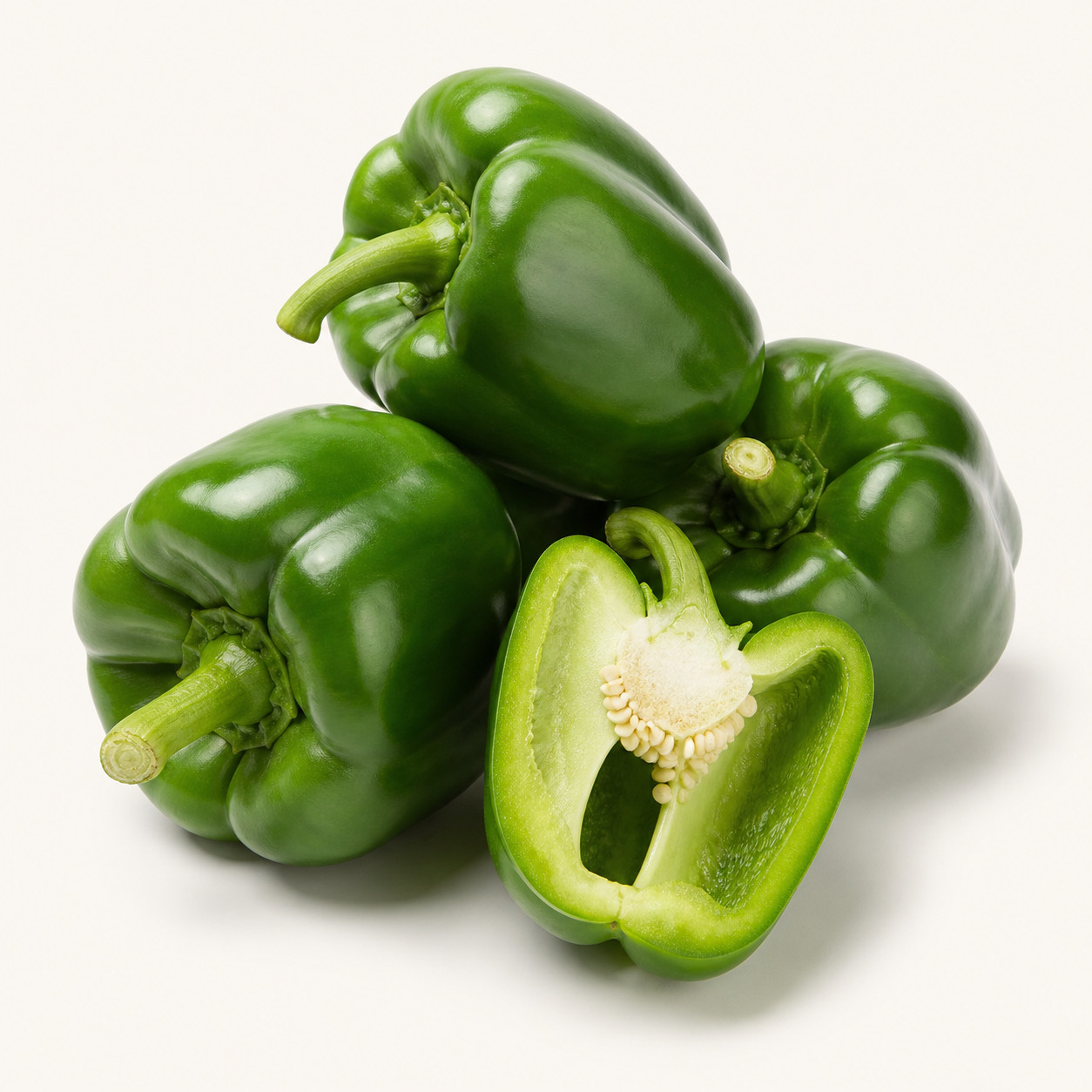 Pimiento morrón verde