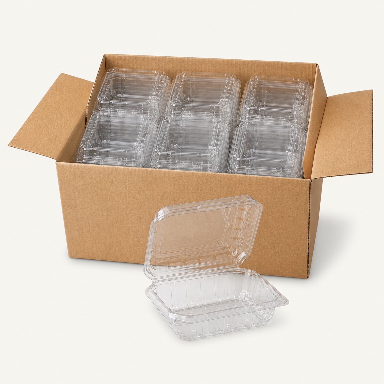 Domos para jitomate cherry de 1 kg · caja