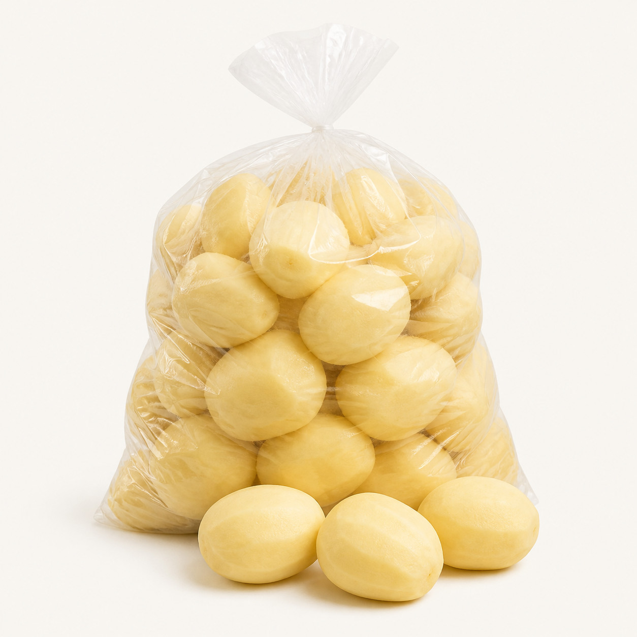 Papa pelada entera bolsa 5 kg