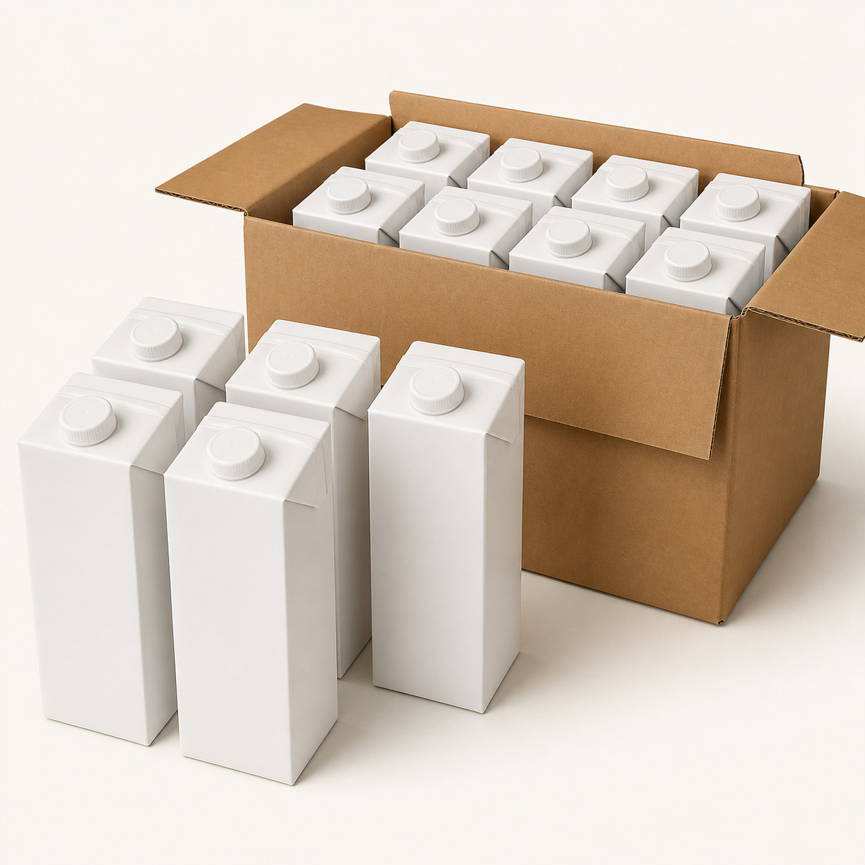 Leche entera UHT caja 12 litros