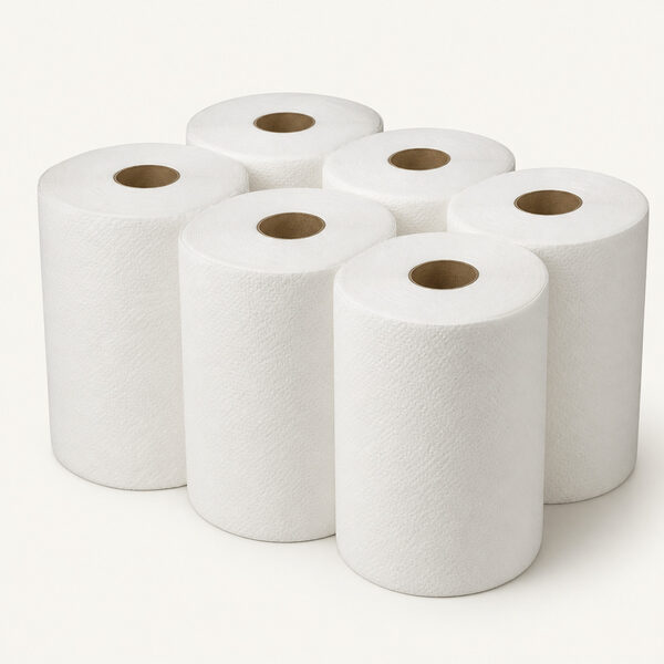 Toalla absorbente industrial paquete 6 rollos