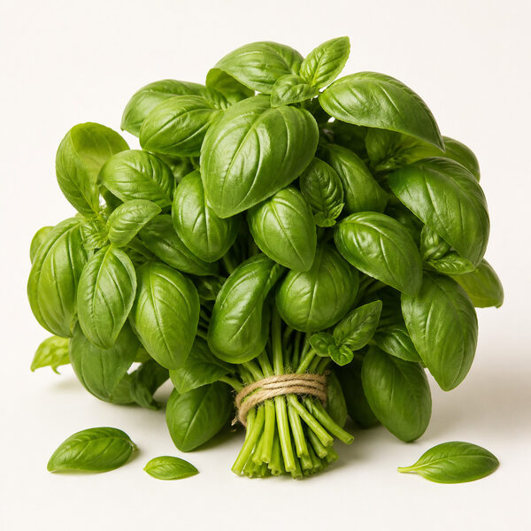 Albahaca genovesa en manojo